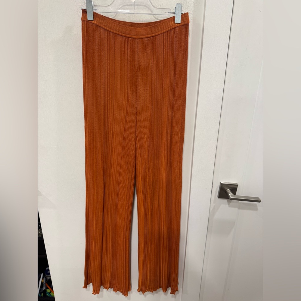 Missoni Orange Pleated Pants